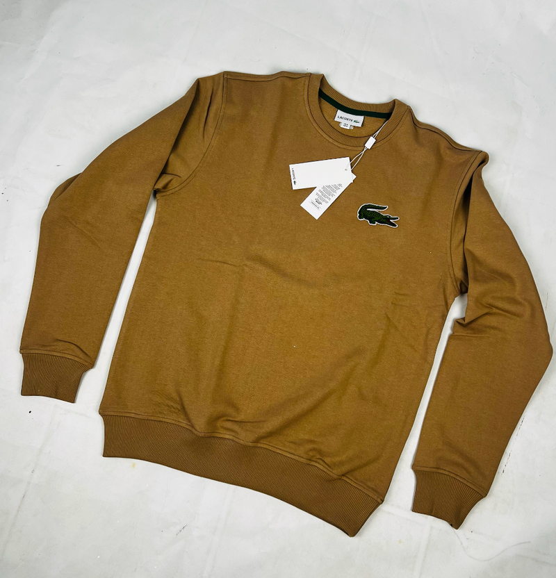 Sweat Lacoste Basic Castanha