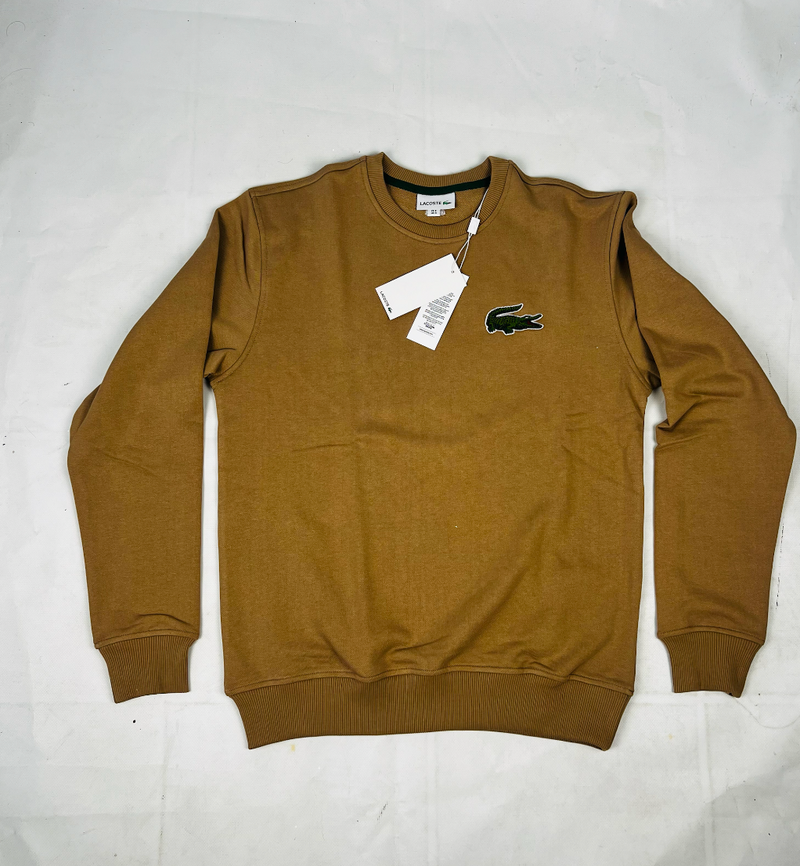 Sweat Lacoste Basic Castanha