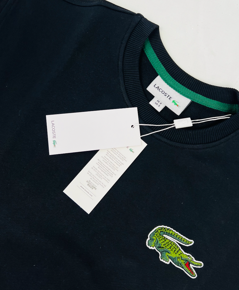 Sweat Lacoste Basic Preta