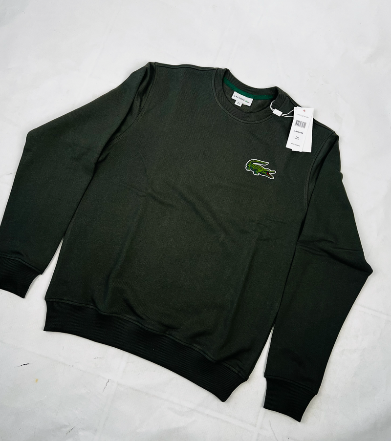 Sweat Lacoste Basic Verde Escura