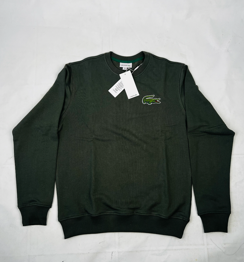 Sweat Lacoste Basic Verde Escura