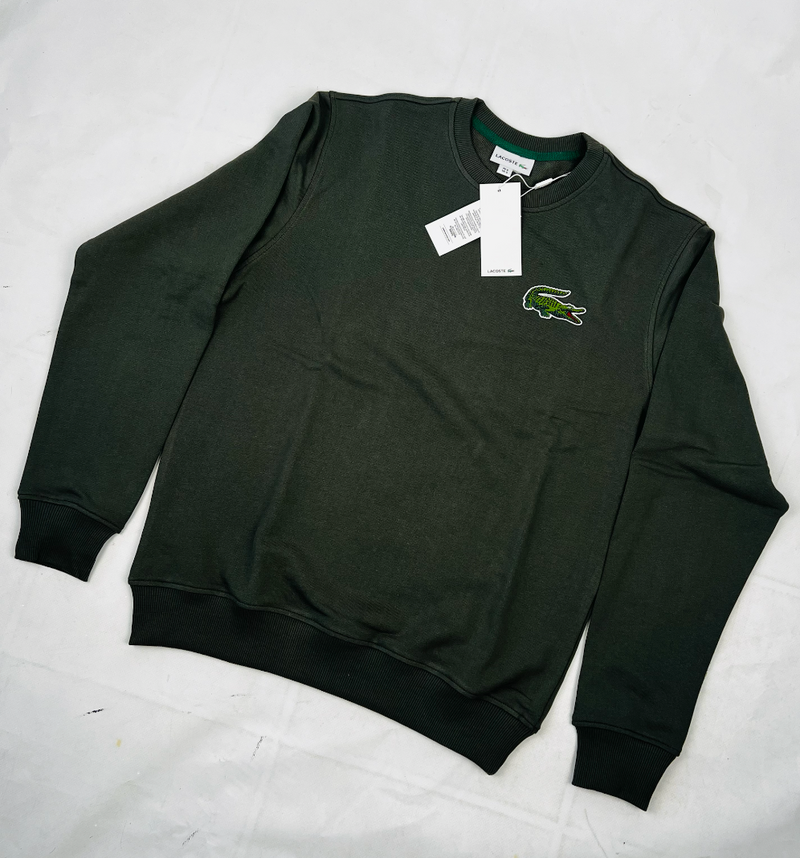 Sweat Lacoste Basic Verde Escura