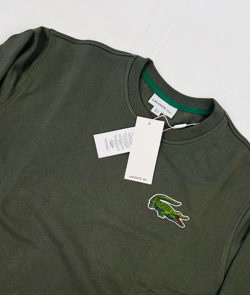 Sweat Lacoste Basic Verde Escura